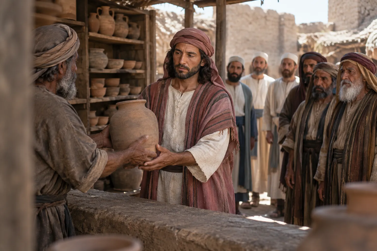 The commanded clay jar (Jeremiah 19:1)