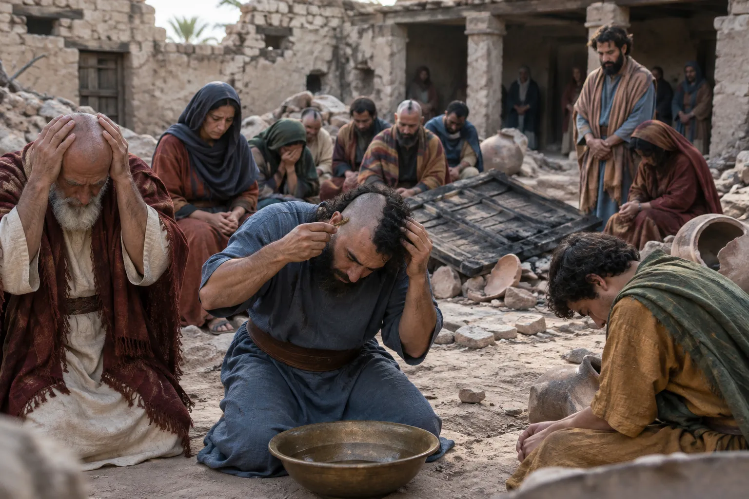 Gaza Shaves Its Head in Mourning (Jeremiah 47:5)
