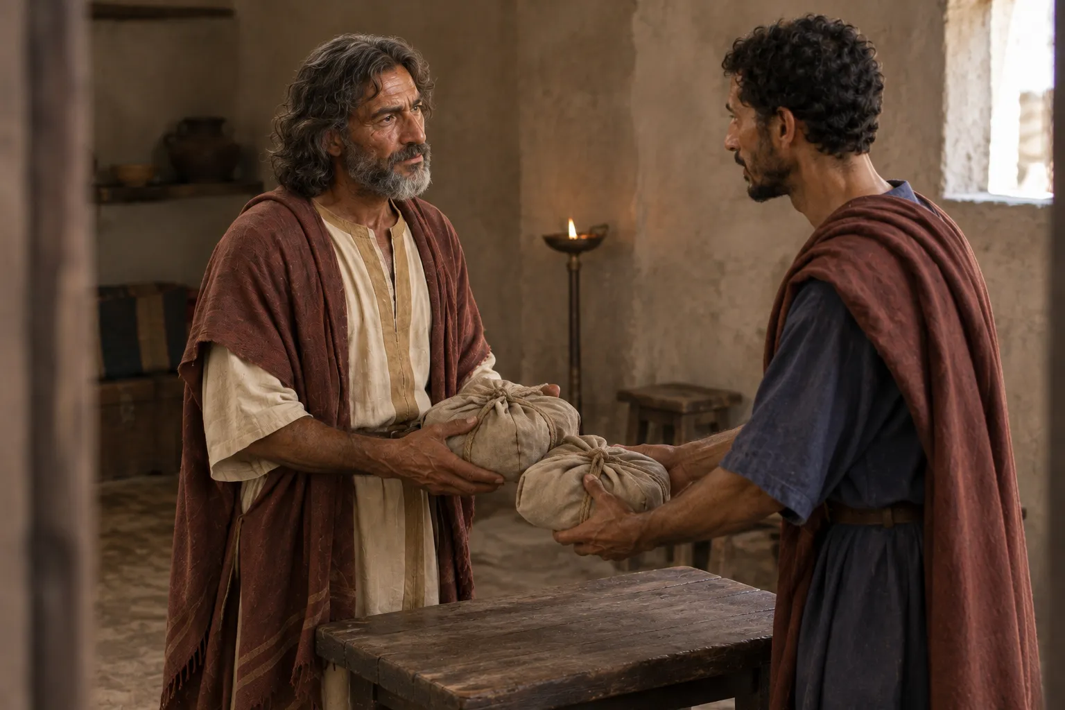 Paul receives the Philippians’ gifts from Epaphroditus (Philippians 4:18)