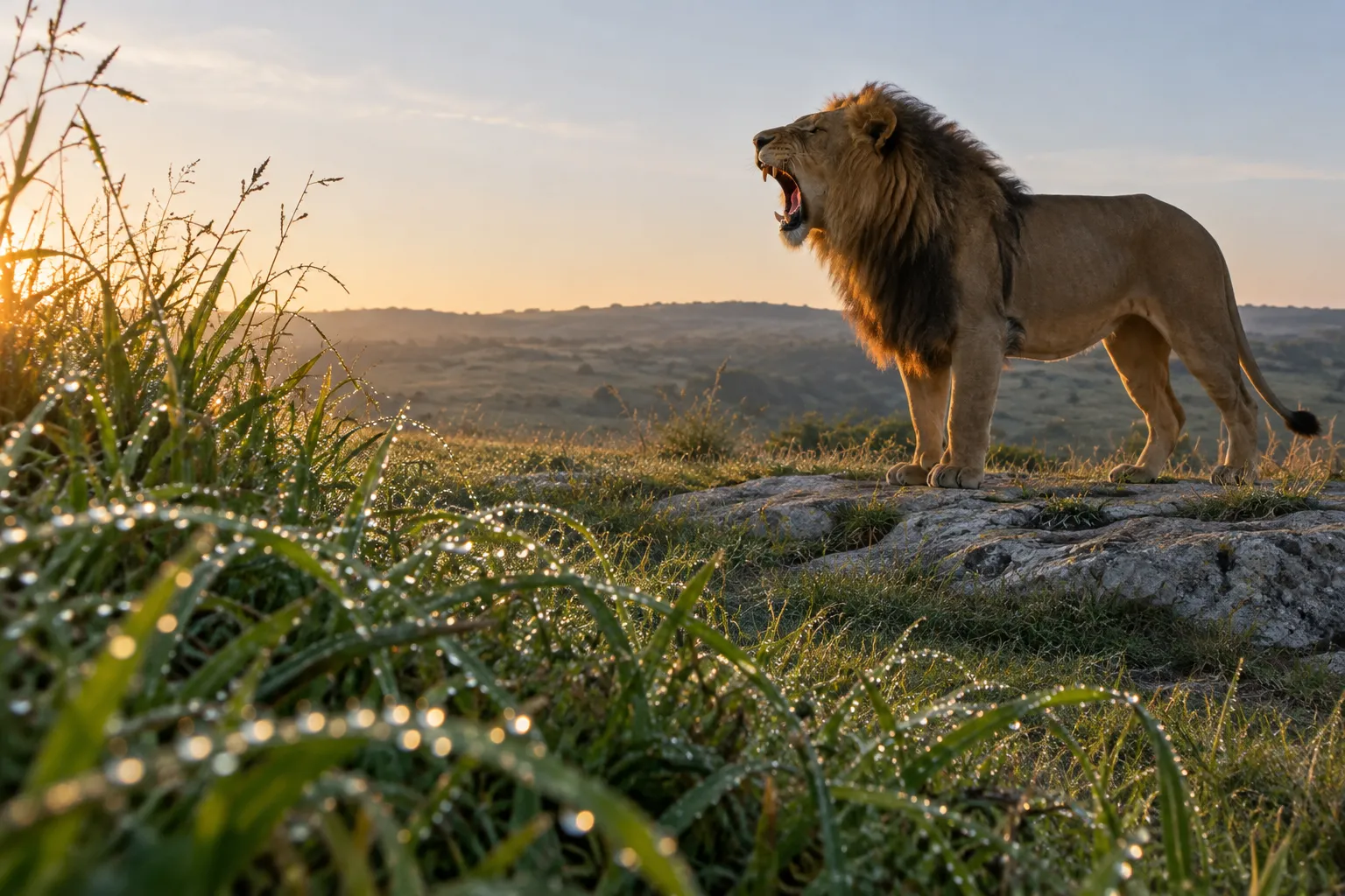 The Lion’s Roar and Morning Dew (Proverbs 19:12)