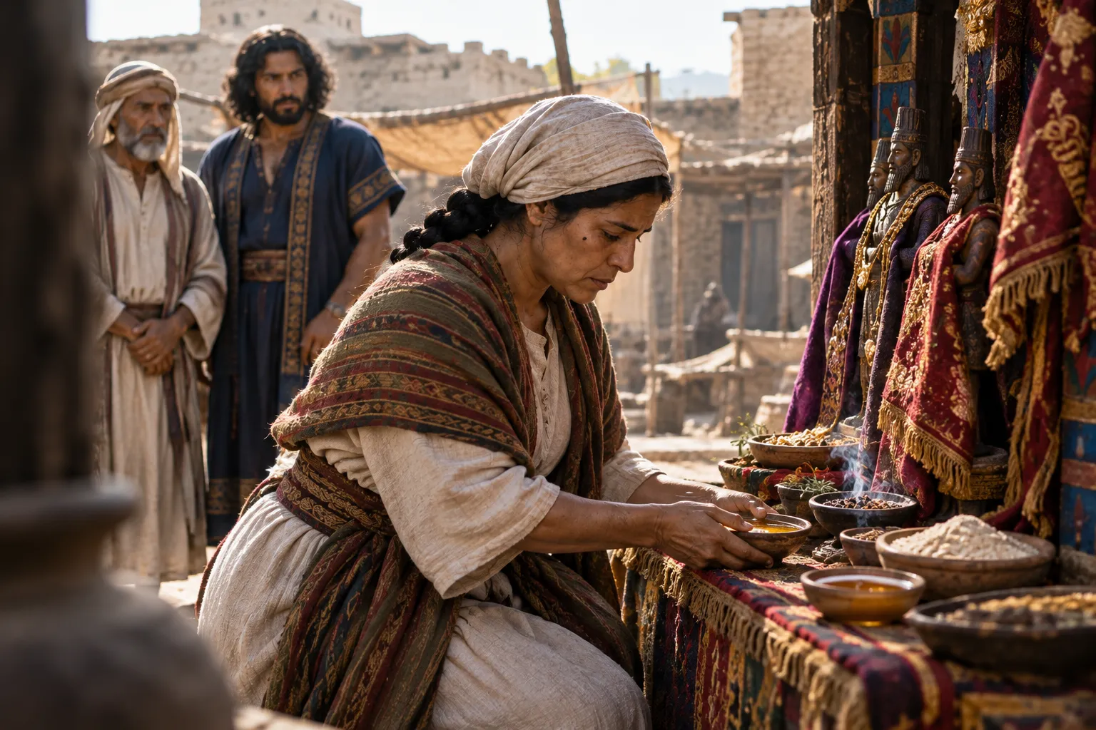The gifts given to idols (Ezekiel 16:15–25)