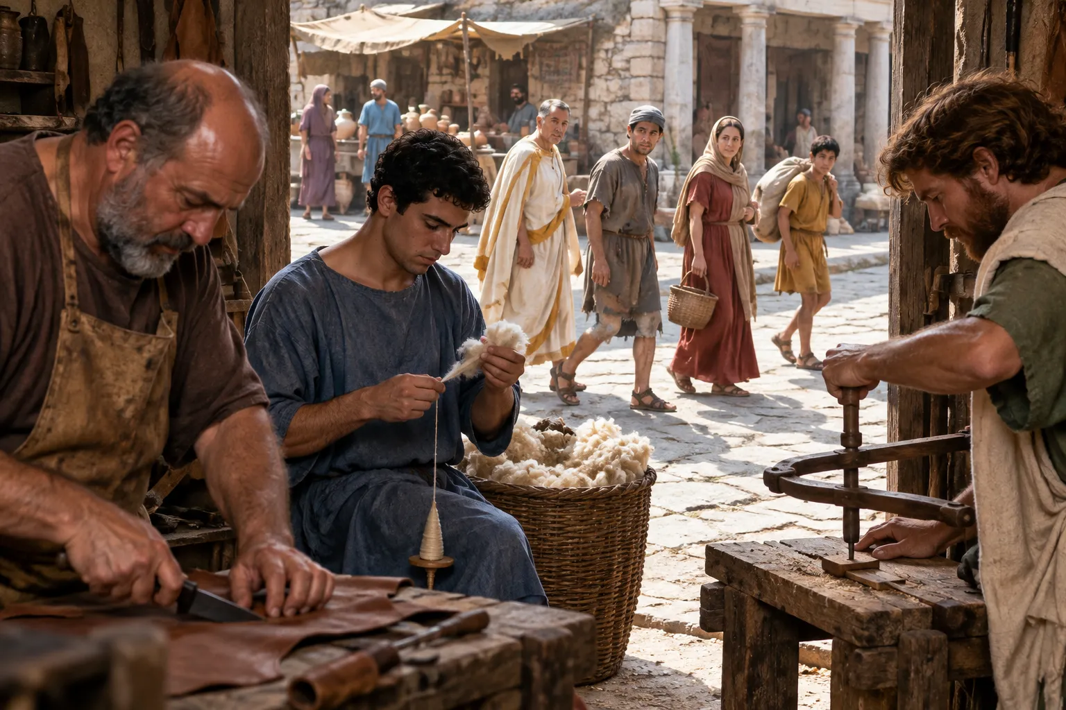 Quiet work before outsiders (1 Thessalonians 4:11–12)