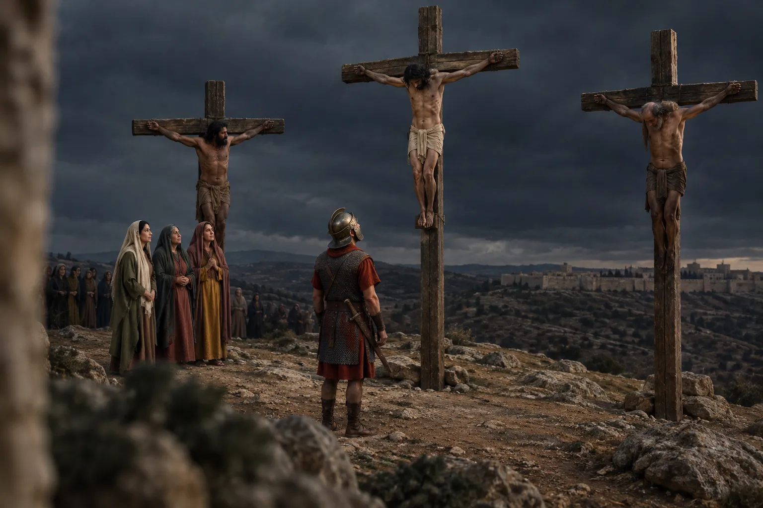 The centurion witnesses Jesus’ death (Mark 15:37–41)