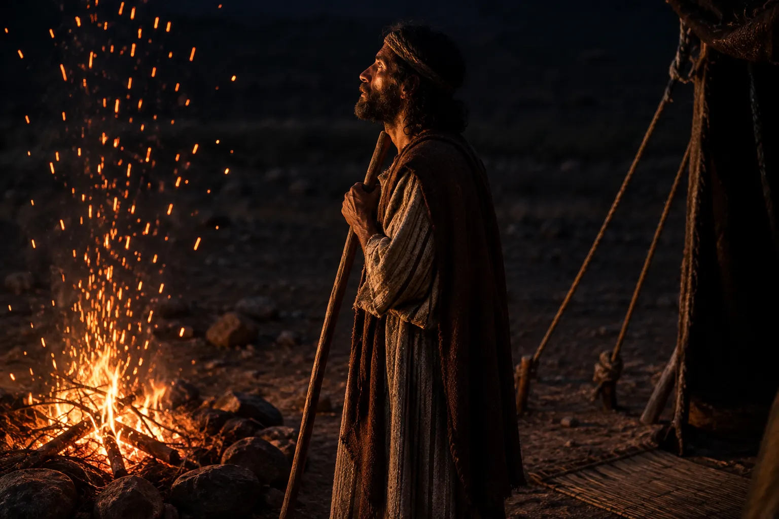 Trouble rises like sparks (Job 5:6–7)