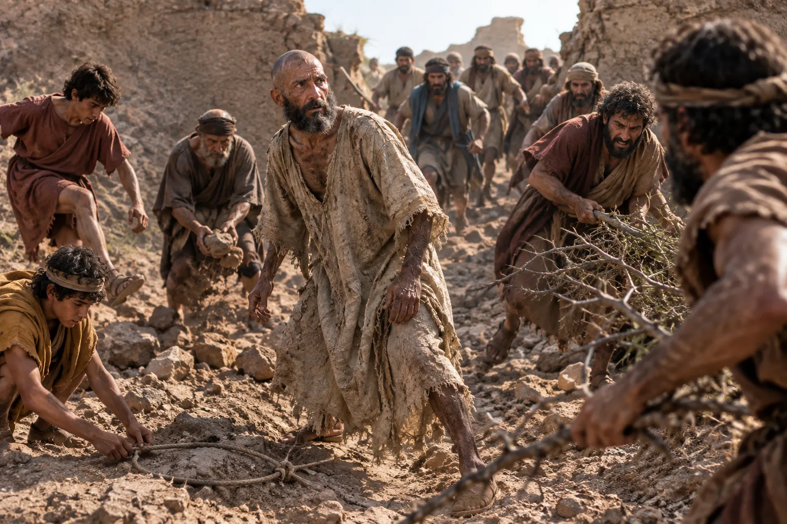 The Rabble Advances Through the Breach (Job 30:12–15)