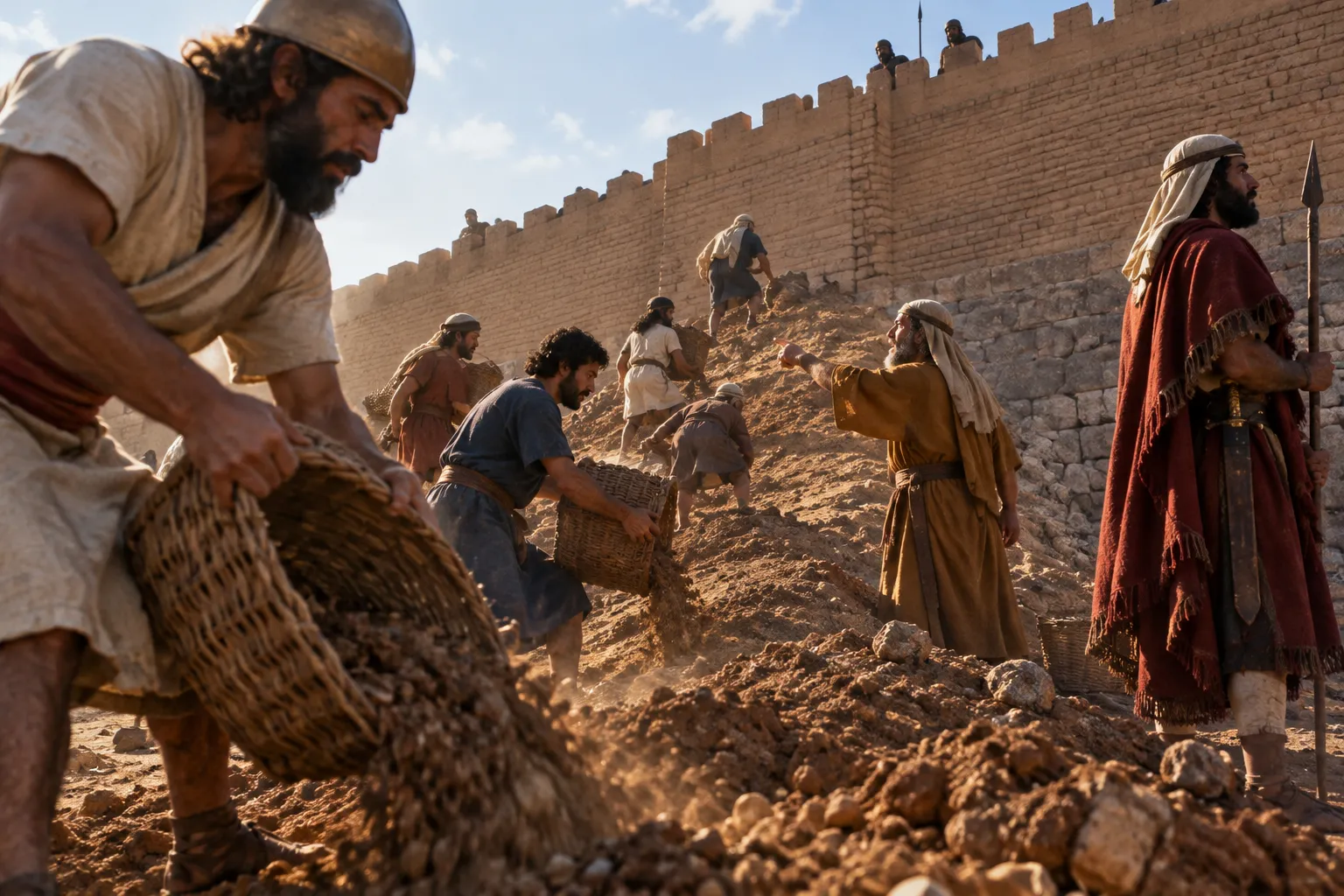 They Build a Ramp and Seize the Fortress (Habakkuk 1:10)