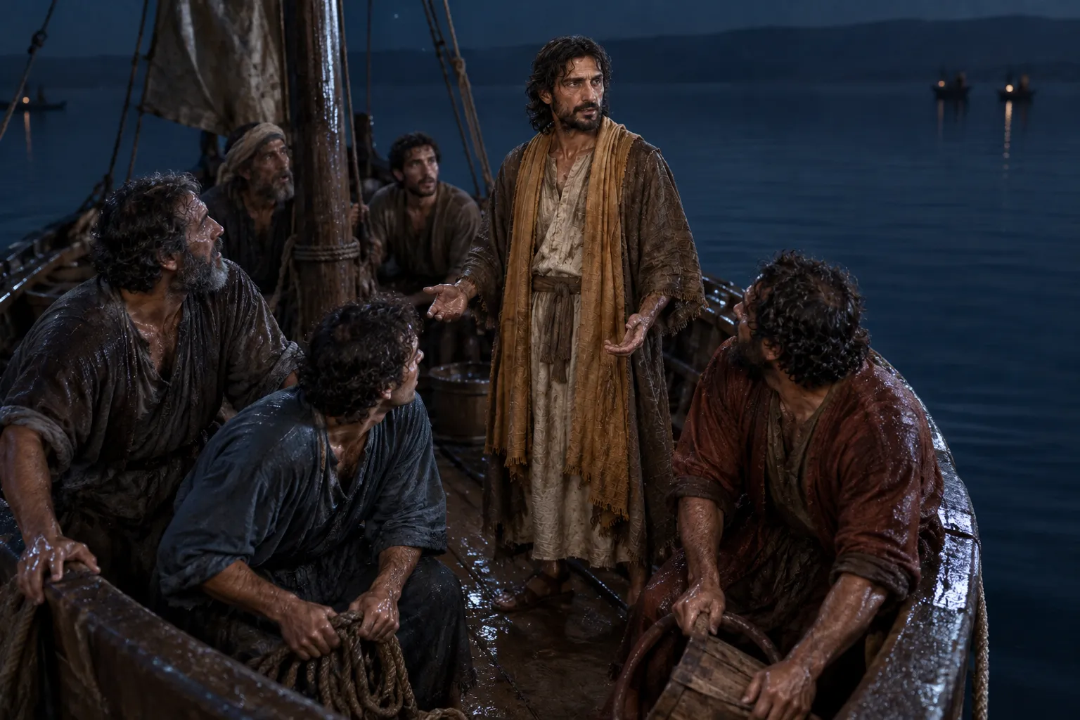 The sea grows still (Mark 4:35–41)