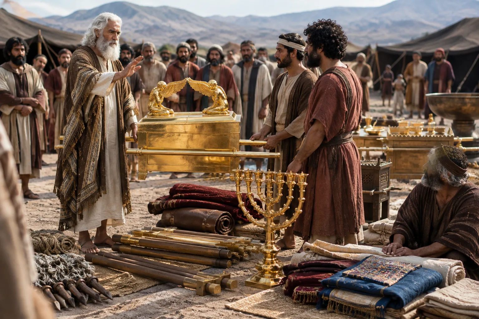 Moses Inspects and Blesses the Work (Exodus 39:32–43)