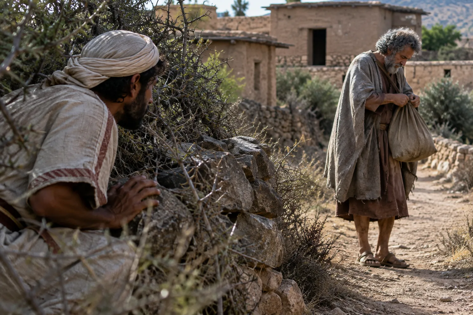 Lying in Wait near the Village (Psalms 10:8–9)