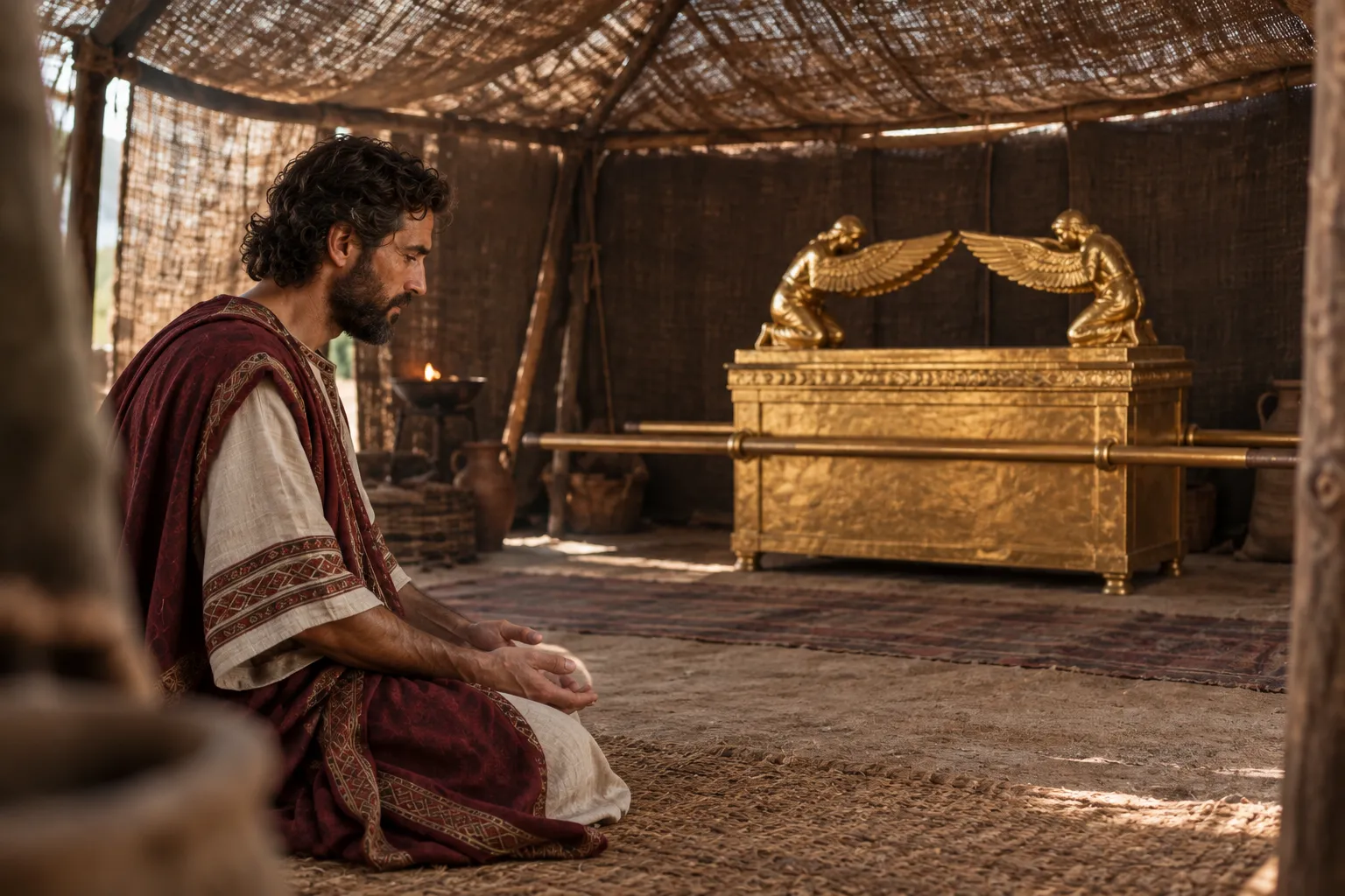 David prays before the ark (1 Chronicles 17:16–27)