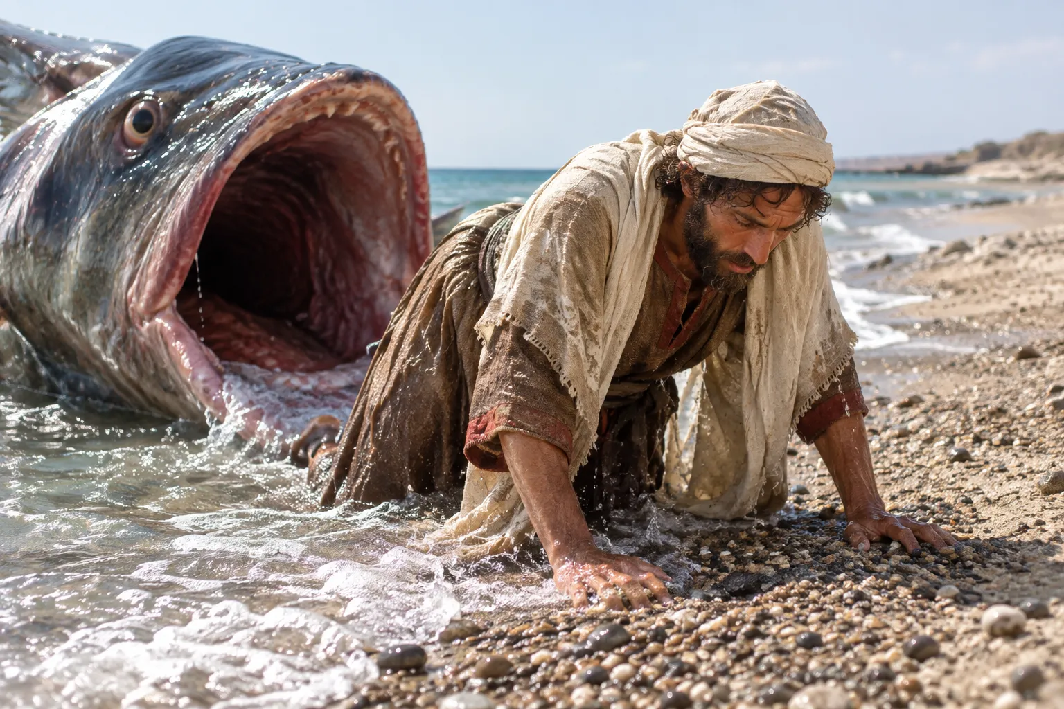 Expelled onto Dry Land (Jonah 2:10)