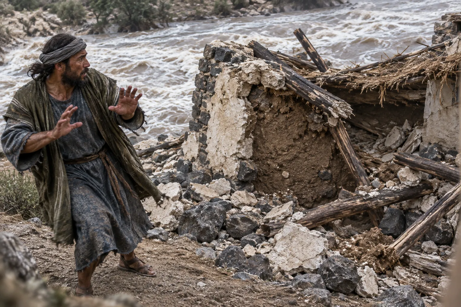 The House Without a Foundation (Luke 6:49)