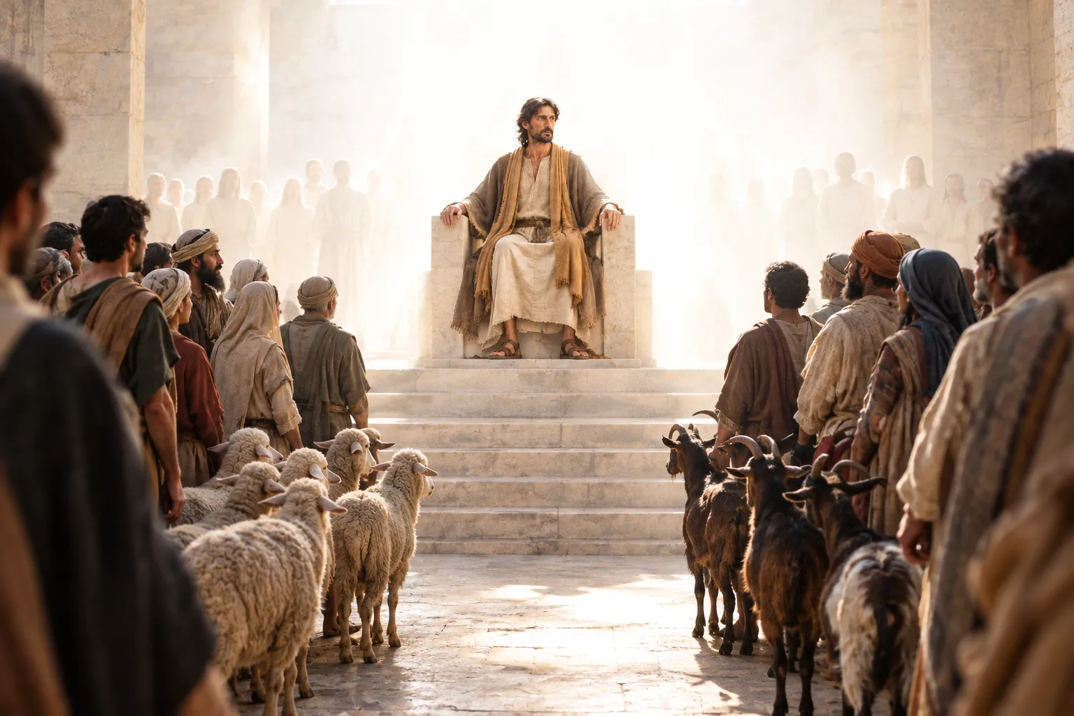 The Sheep and the Goats (Matthew 25:31–33)