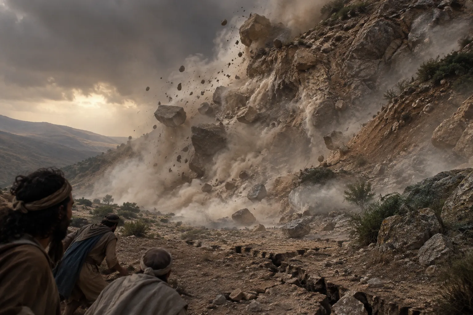 The Mountain Overturned (Job 9:5–6)