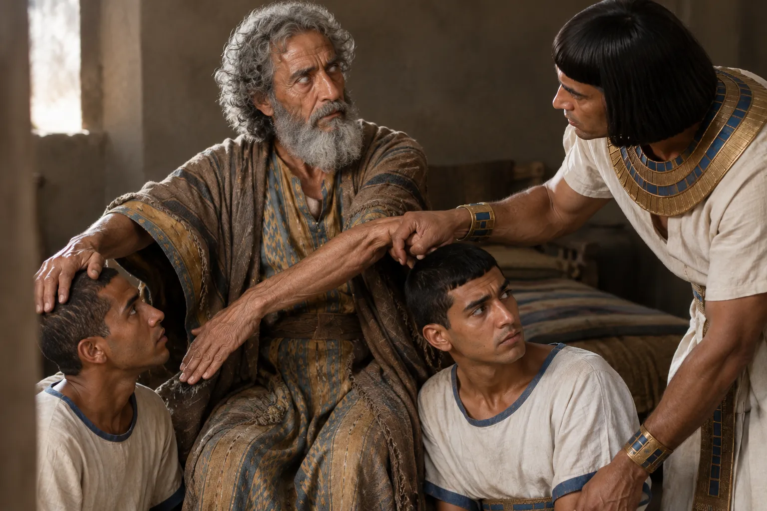 Jacob Refuses to Uncross His Hands (Genesis 48:13–19)