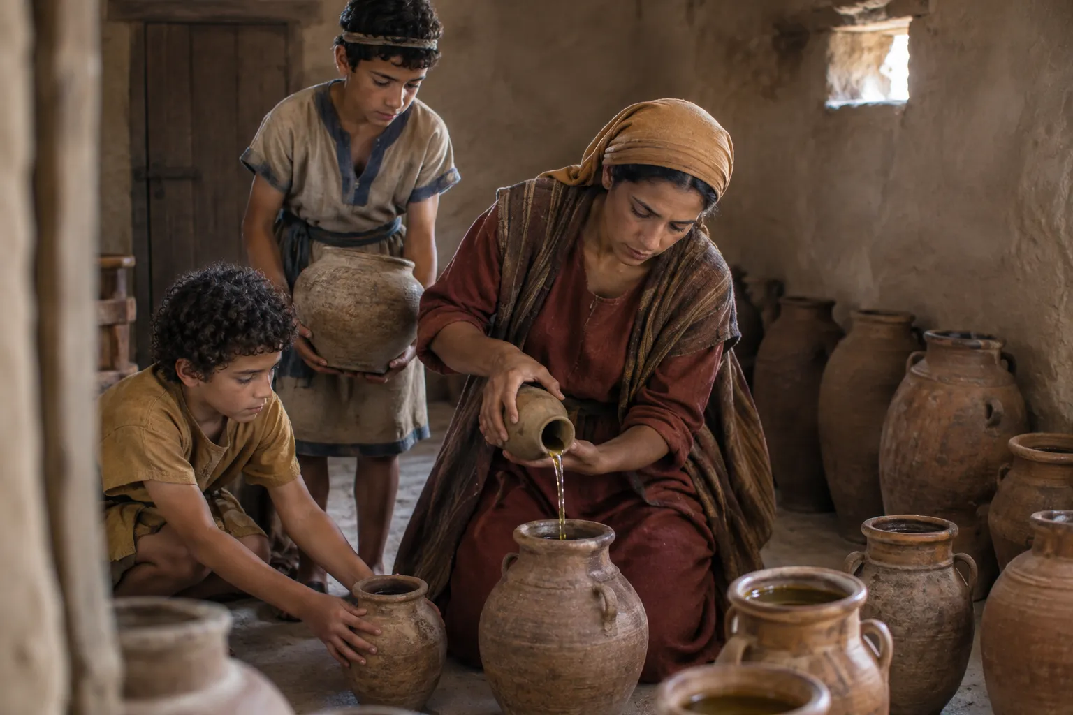 The Borrowed Jars Are Filled (2 Kings 4:5–6)