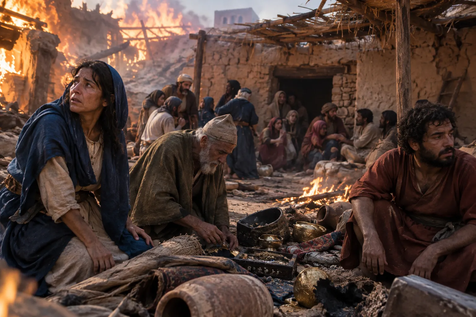 Plundered Israel amid the Flames (Isaiah 42:22–25)