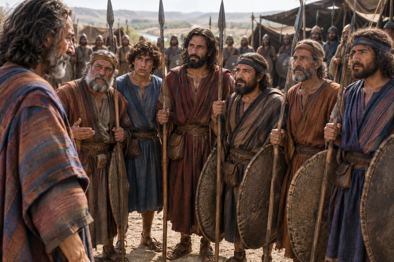 The eastern tribes pledge their support (Joshua 1:12–18)