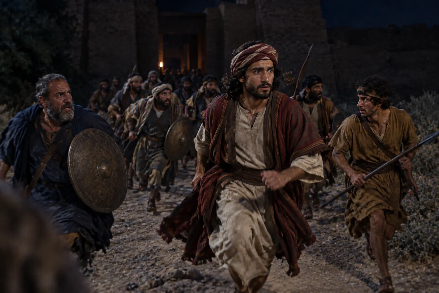 Zedekiah flees through the garden gate (Jeremiah 39:4)