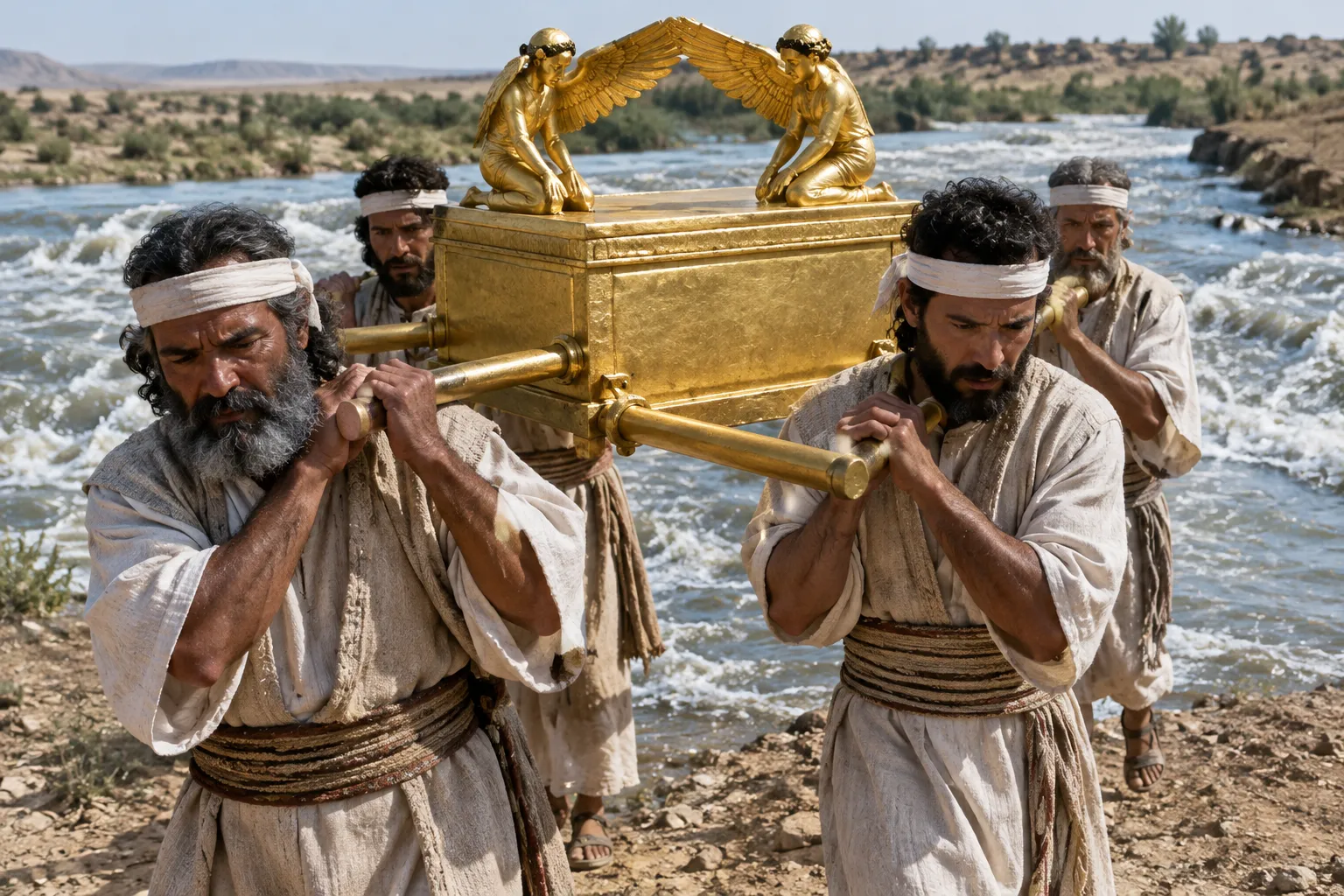 The Jordan Returns (Joshua 4:16–18)
