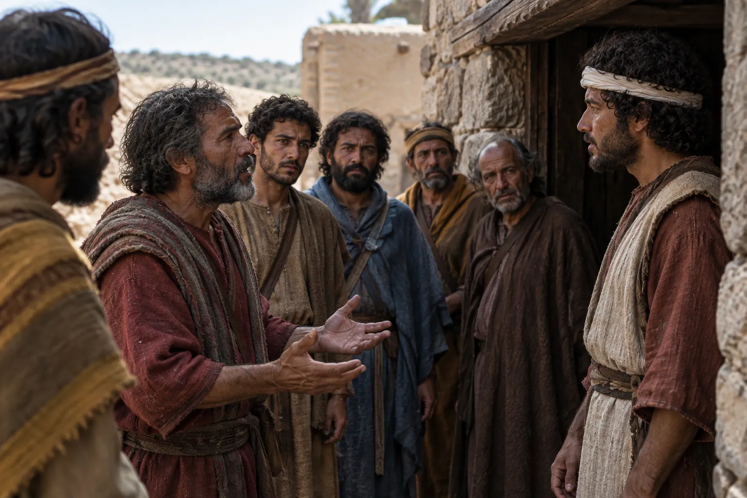 The scouts consult Micah’s priest (Judges 18:5–6)