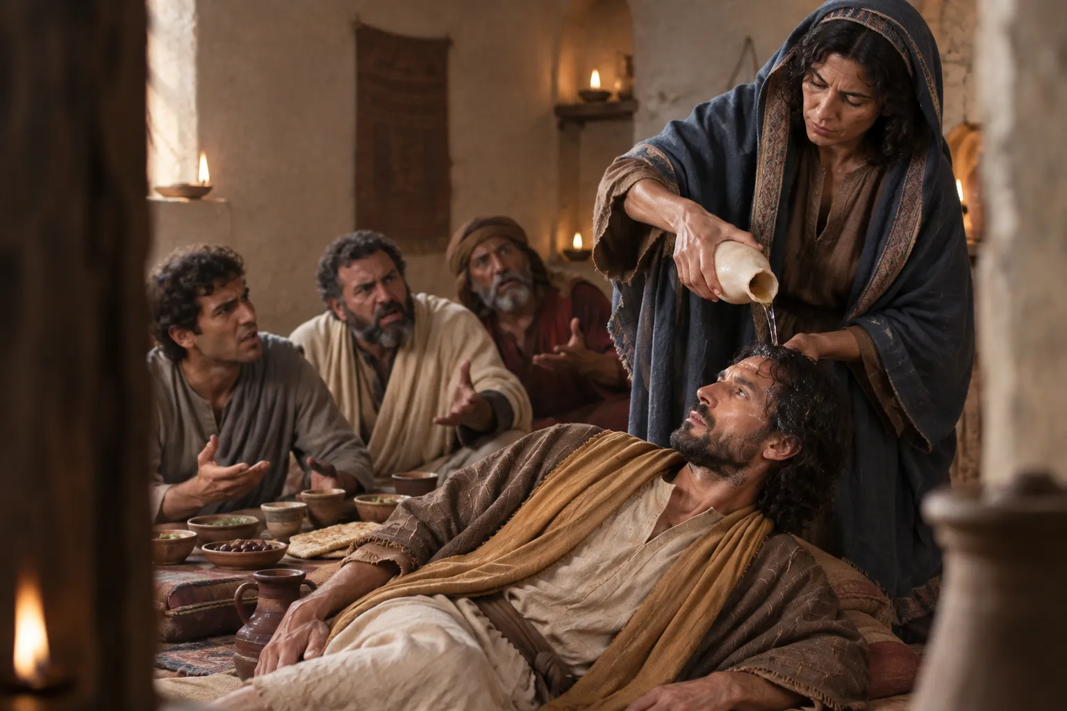 The anointing at Bethany (Mark 14:3–9)