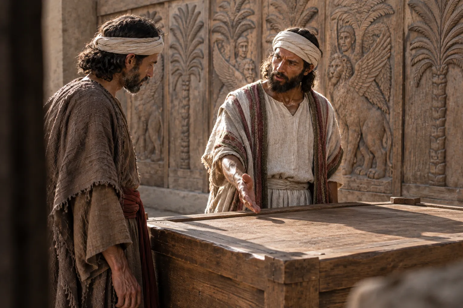 The table before the LORD (Ezekiel 41:18–22)
