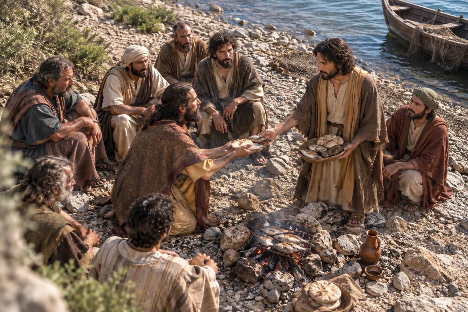 Breakfast on the Shore (John 21:9–14)
