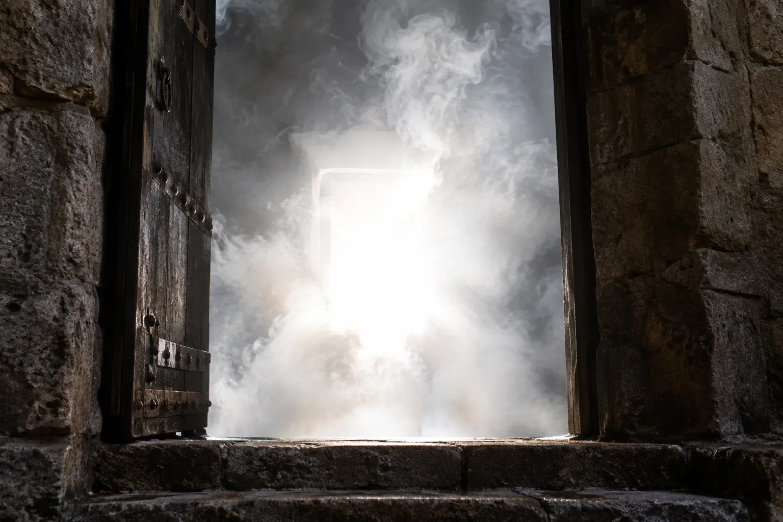 Smoke fills the heavenly temple (Revelation 15:8)