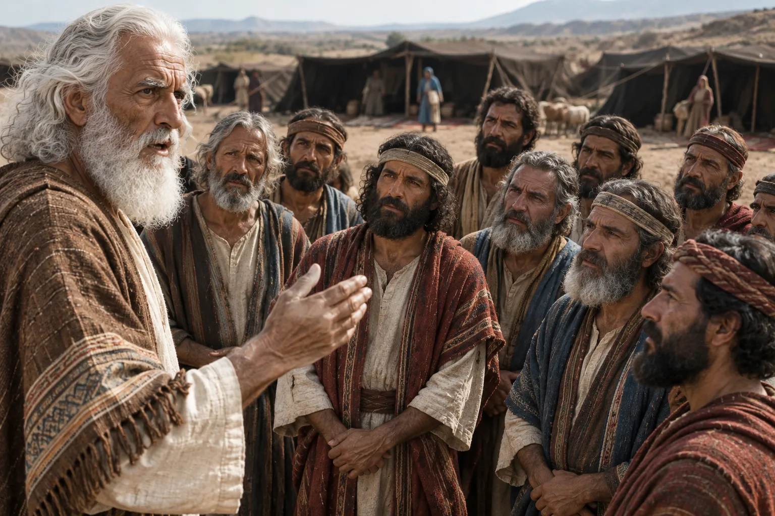 Moses addresses Israel's tribal heads (Numbers 30:1–2)