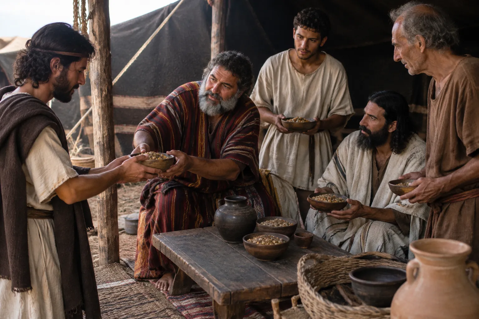 An equal portion for the arriving Levite (Deuteronomy 18:6–8)