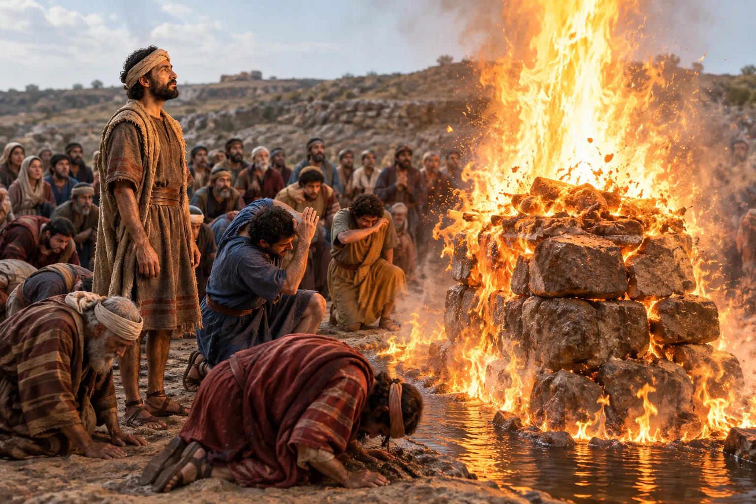 Fire Falls on Carmel (1 Kings 18:36–39)