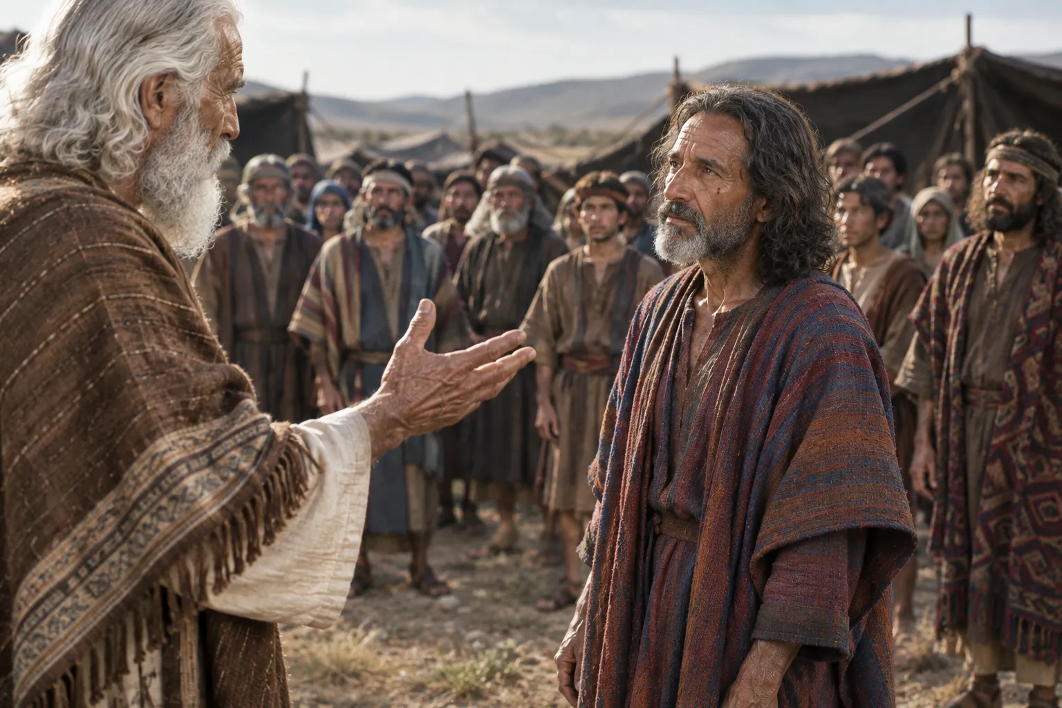 Moses Charges Joshua Before Israel (Deuteronomy 31:7–8)
