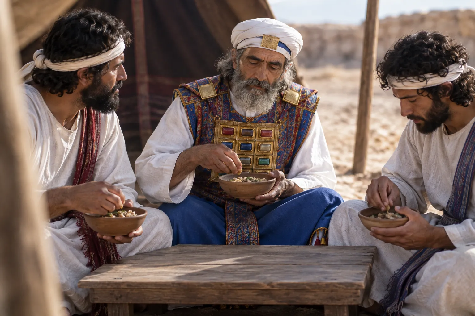The Priests Eat the Most Holy Portion (Numbers 18:9–10)
