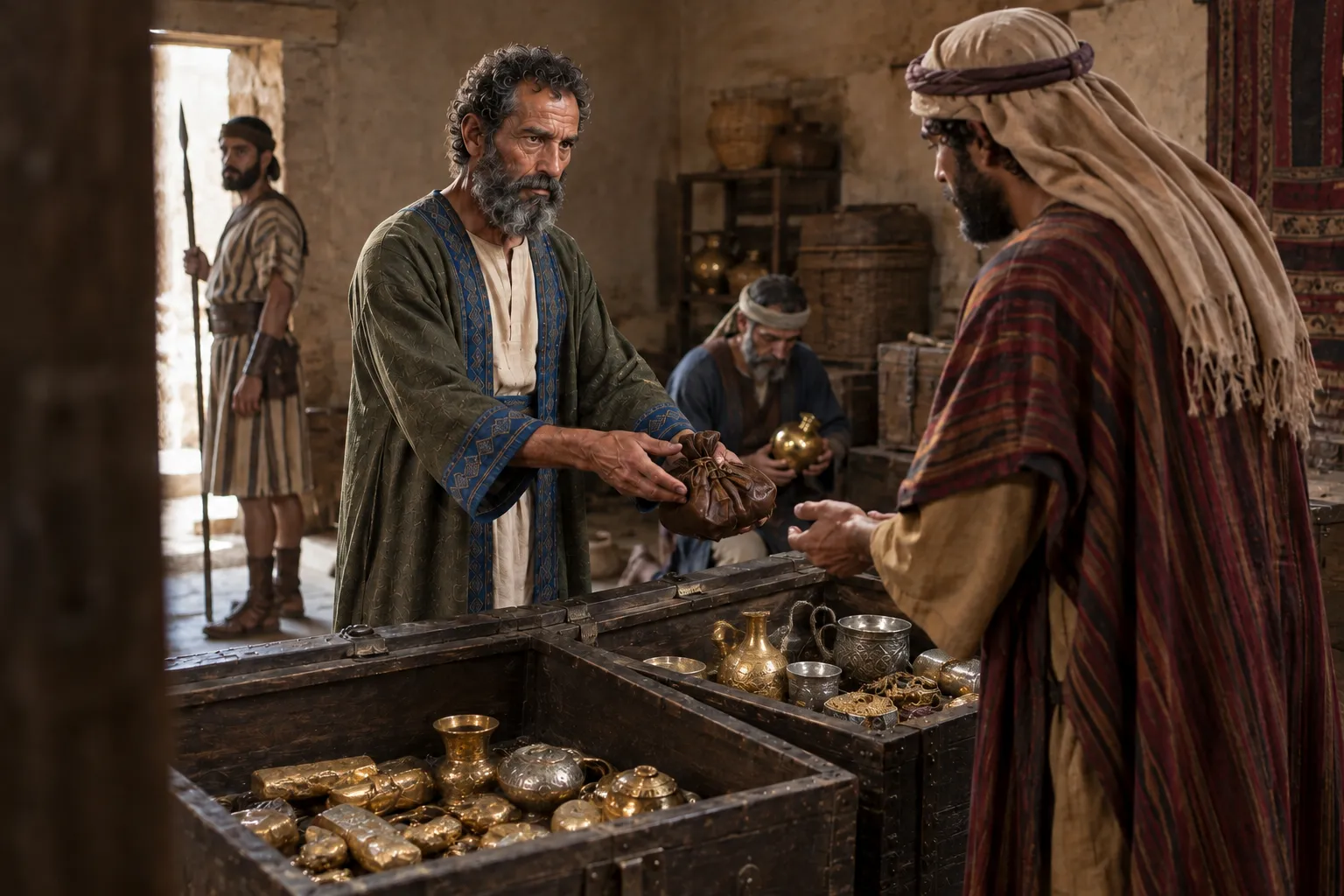 Asa Sends Silver and Gold to Aram (2 Chronicles 16:2–3)