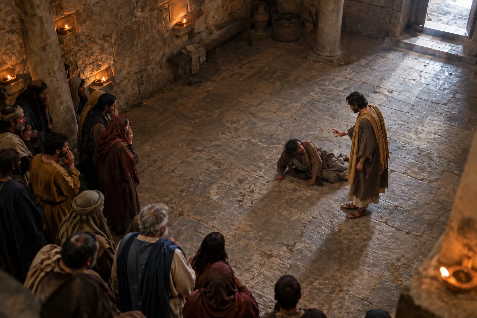 The unclean demon obeys Jesus (Luke 4:33–36)