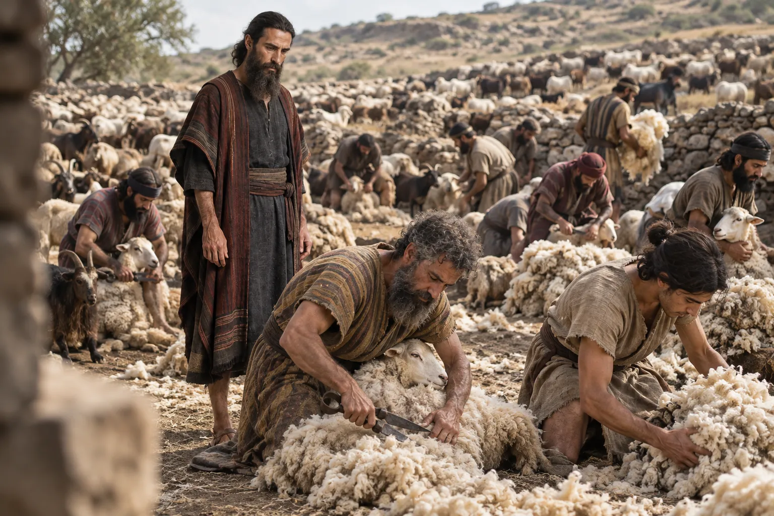 Nabal’s Great Sheep-Shearing (1 Samuel 25:2–4)