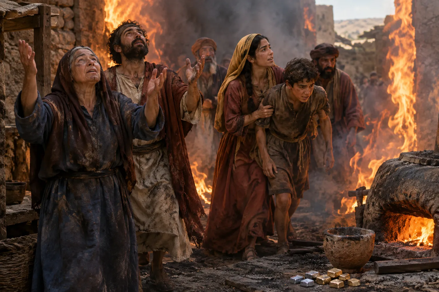 The remnant refined through fire (Zechariah 13:8–9)
