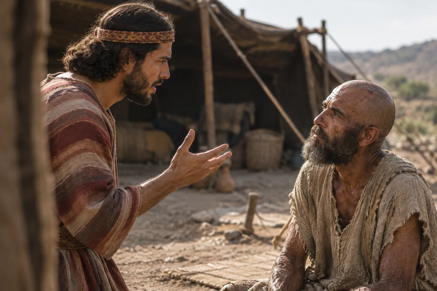 Elihu asks Job to listen (Job 33:1–3)