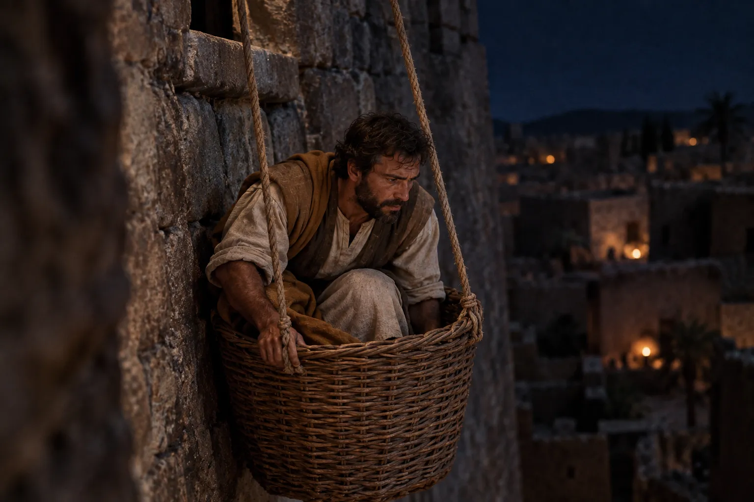 Paul Escapes through the Damascus Wall (2 Corinthians 11:32–33)