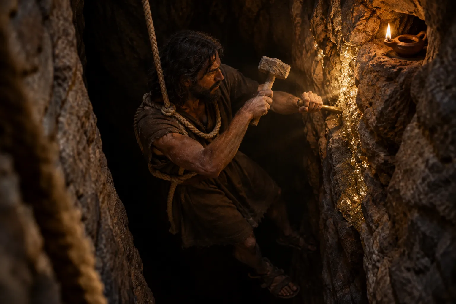 The miner beyond the paths of men (Job 28:1–11)