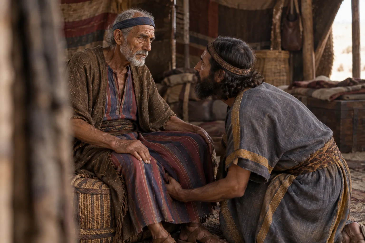 The servant swears the oath (Genesis 24:1–9)