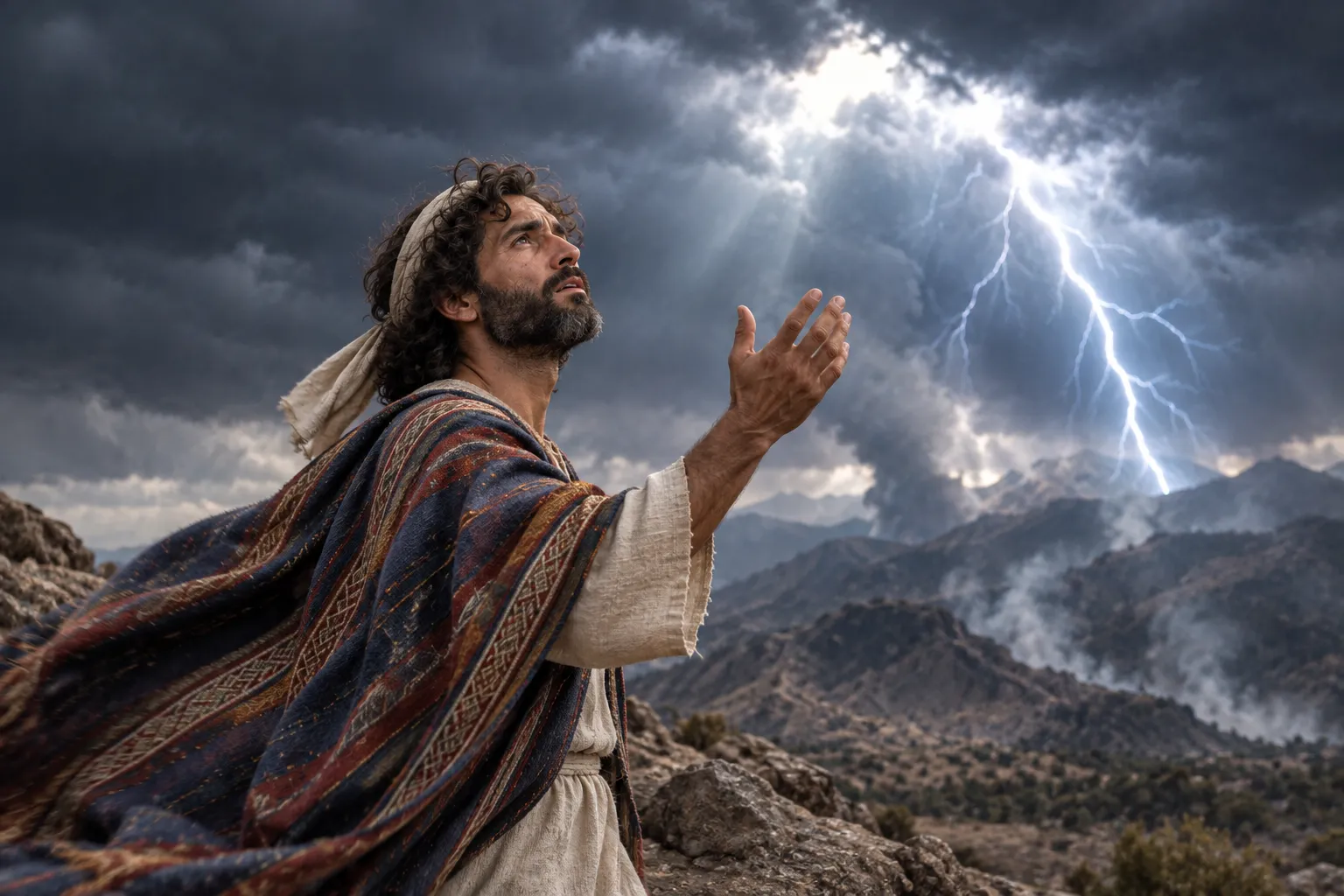 Touch the Mountains, That They Smoke (Psalms 144:5–6)
