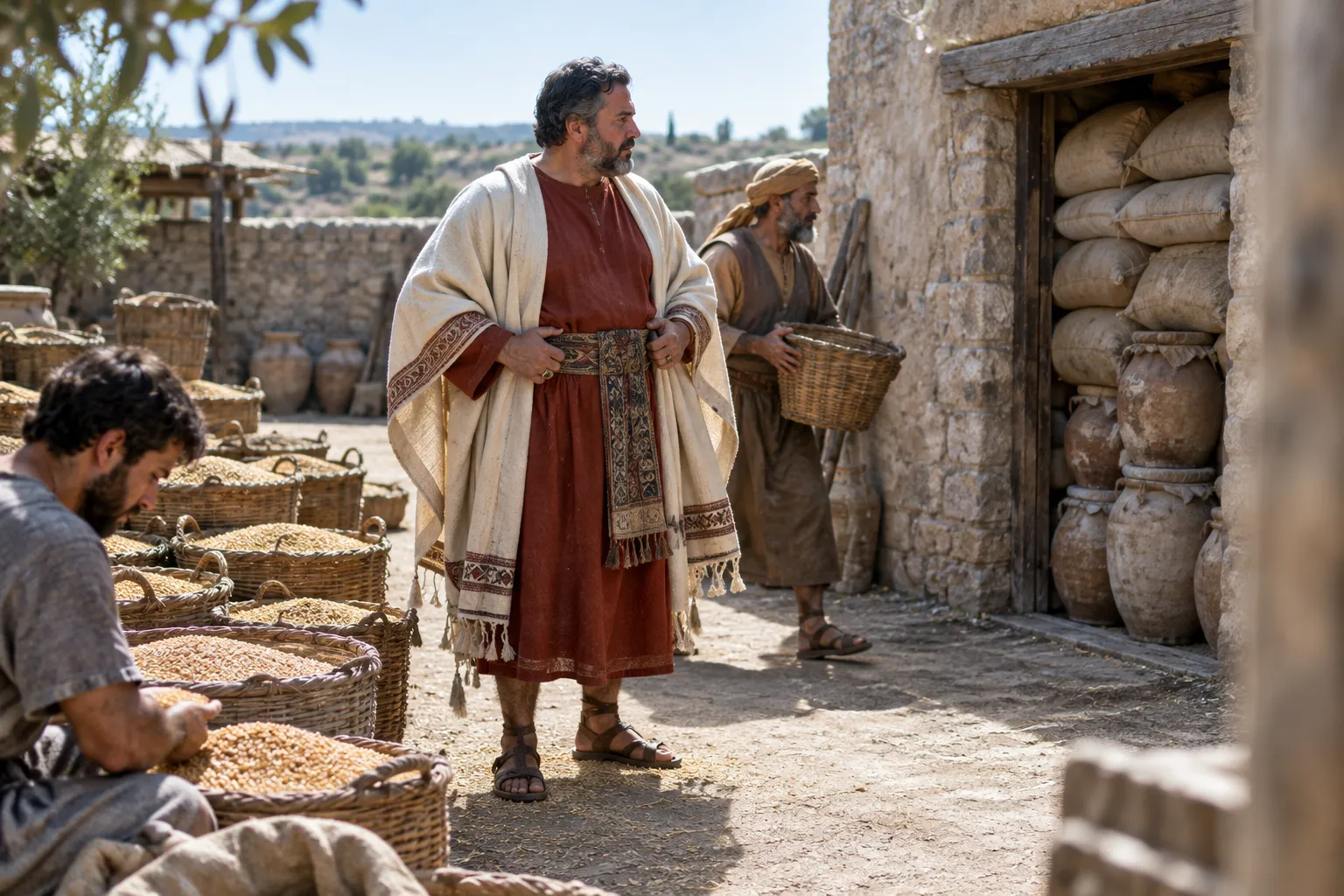 The rich man has nowhere for his surplus (Luke 12:16–19)