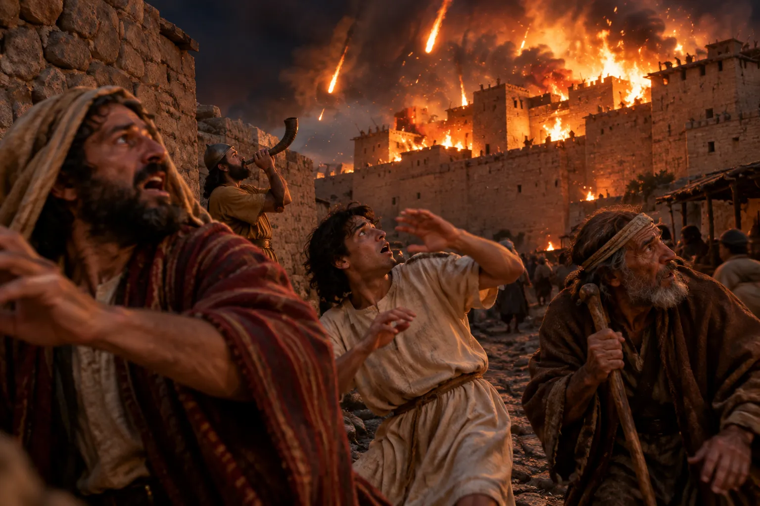 Fire Descends on Kerioth (Amos 2:2–3)
