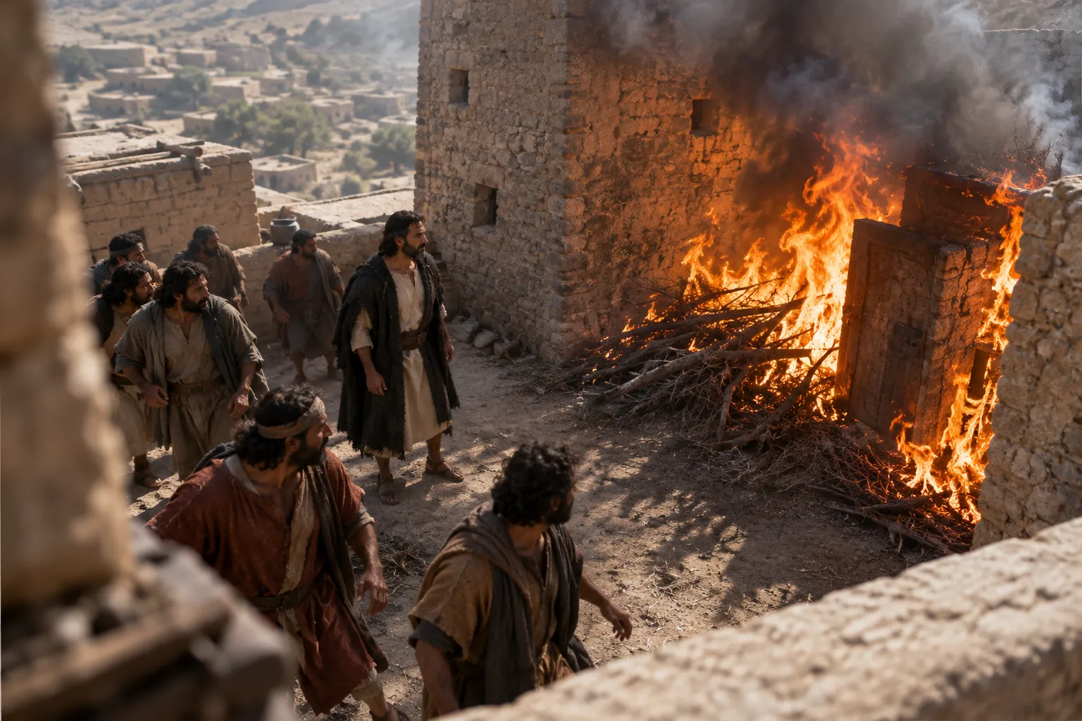 The Stronghold Burns (Judges 9:49)