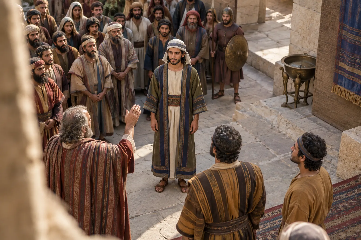 Uzziah made king at sixteen (2 Chronicles 26:1–3)