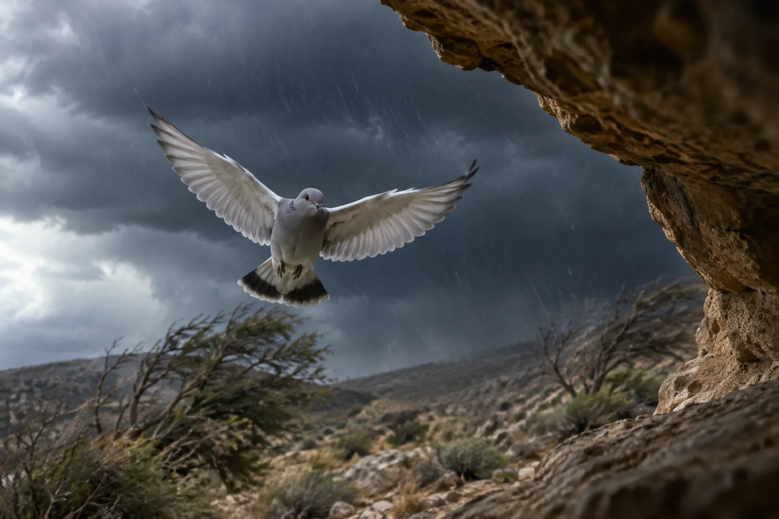 Wings Like a Dove (Psalms 55:6–8)