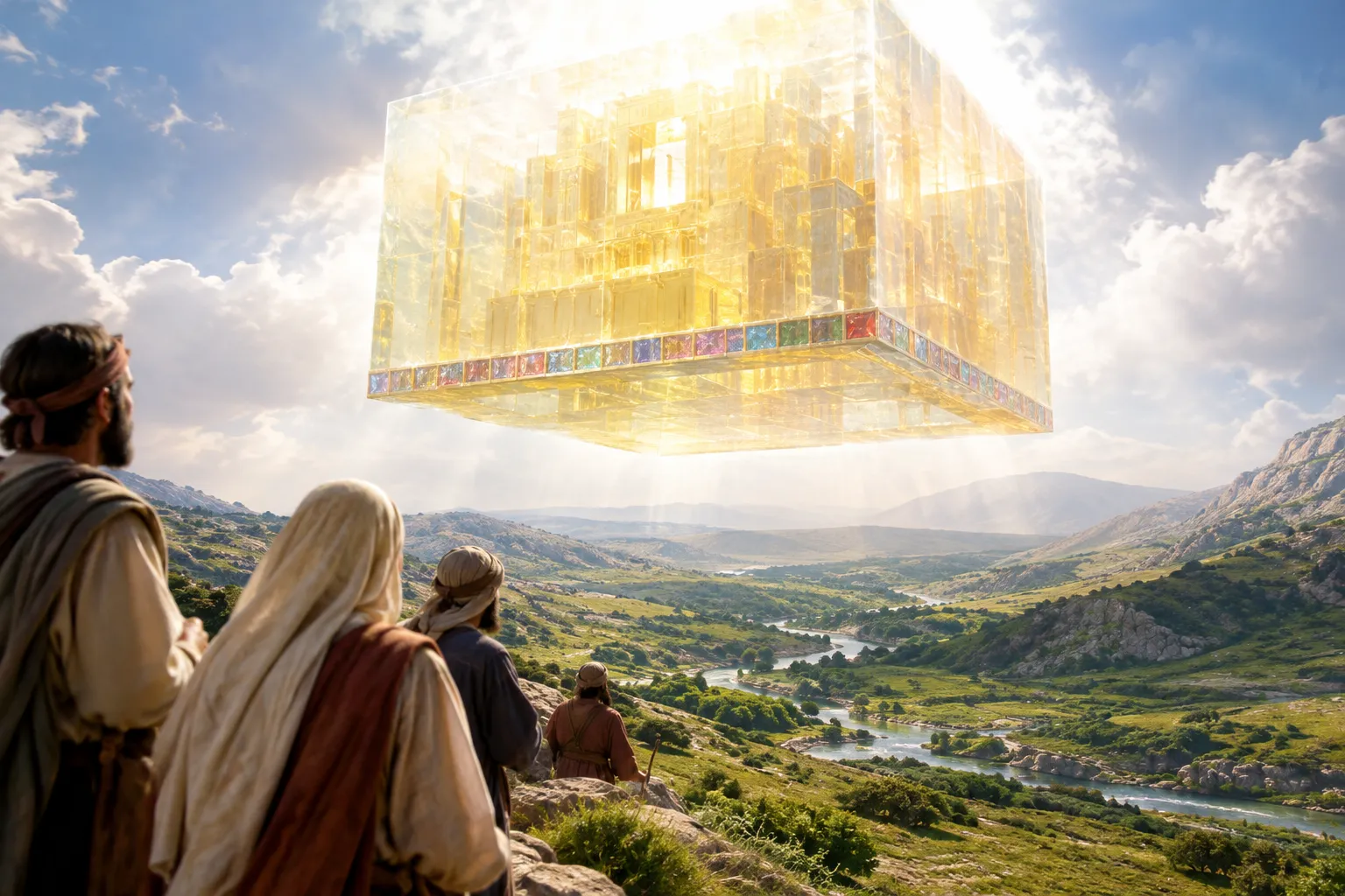 The Holy City Descends (Revelation 21:1–2)
