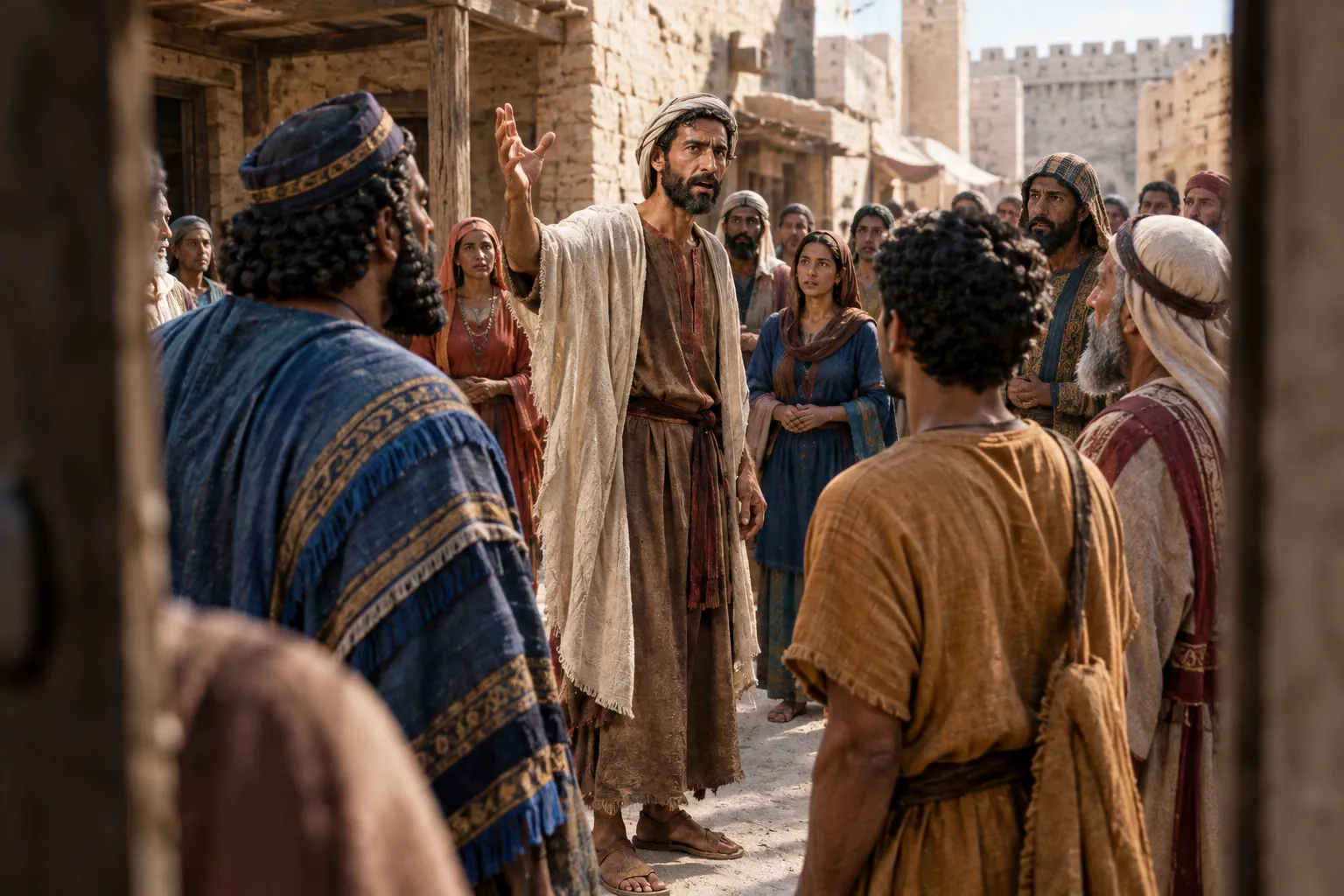 Jonah warns Nineveh (Jonah 3:3–4)